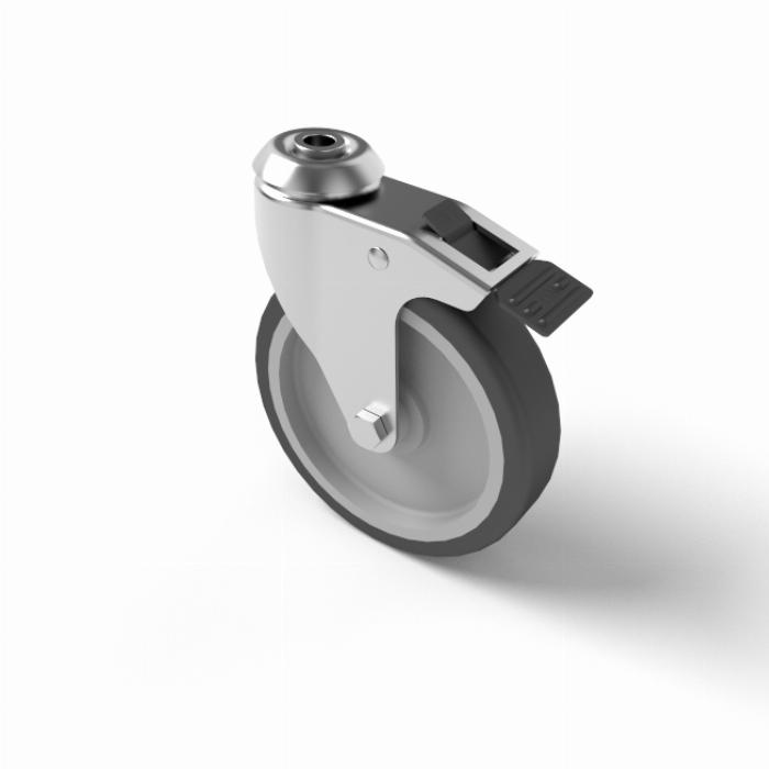 Rollers 125 single hole with brake