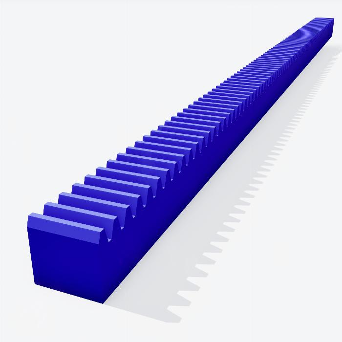 PA Gear rack 40x40 - Module 4 - 1000mm