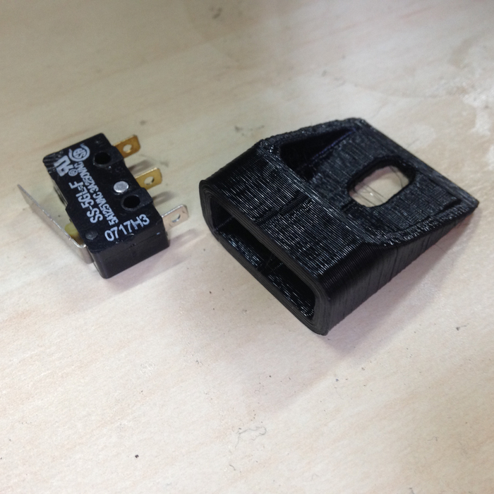 3D Printed houder voor micro schakelaar SS-5GL
