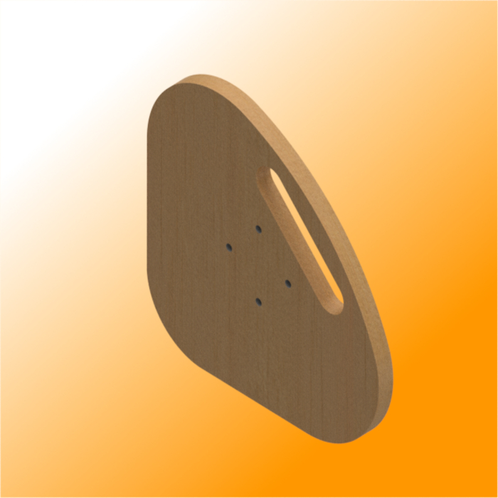 Seat plate HO-MDF